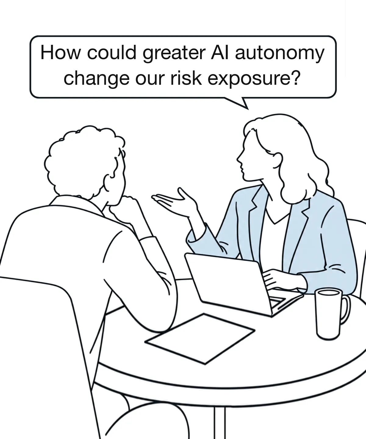 Director asking how greater AI autonomy could change the organisation’s risk exposure