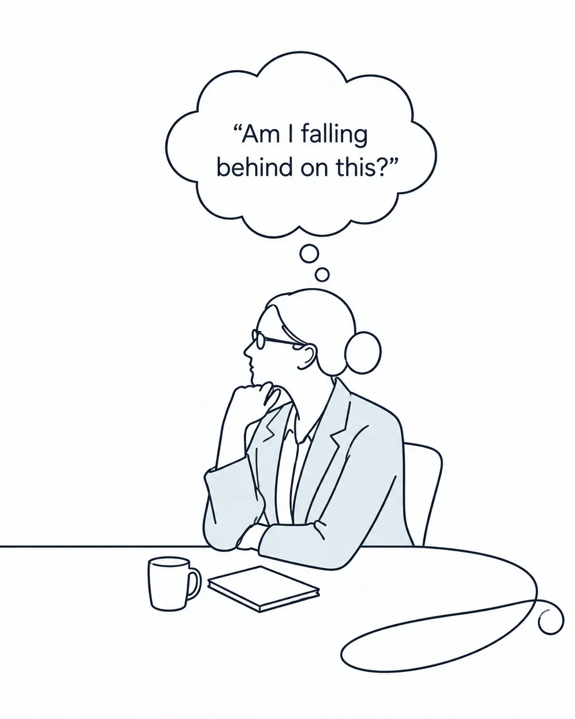 A director privately wondering if they're falling behind on AI