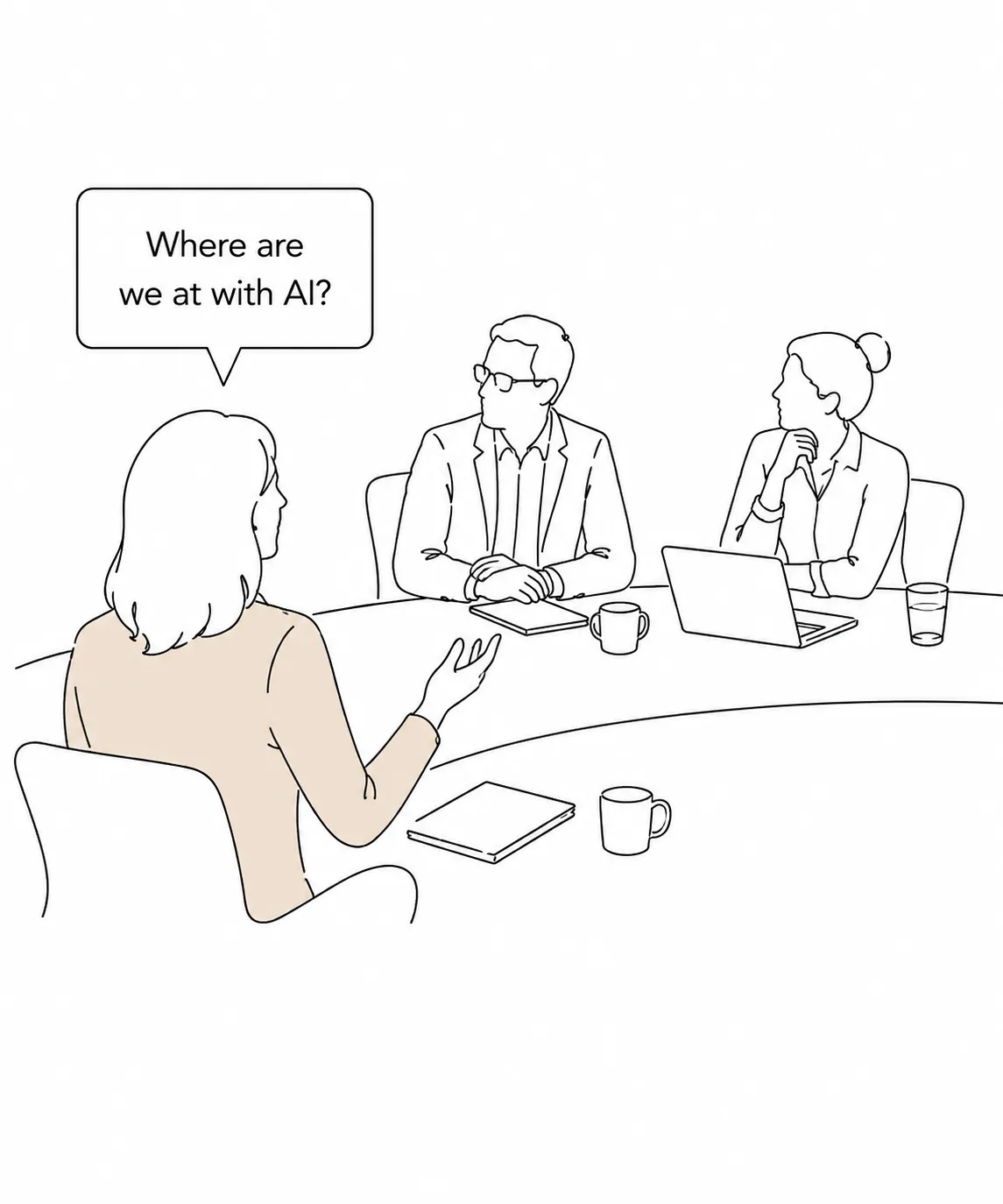 Director asking where the organisation is at with AI