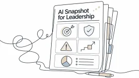AI Snapshot for Leadership document mockup