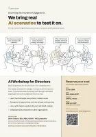 First page of the AI for Directors Workshop one-page overview PDF